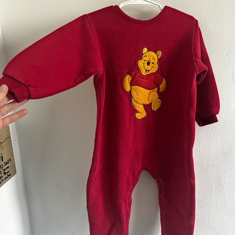 Disney Red Winnie the Pooh Romper
